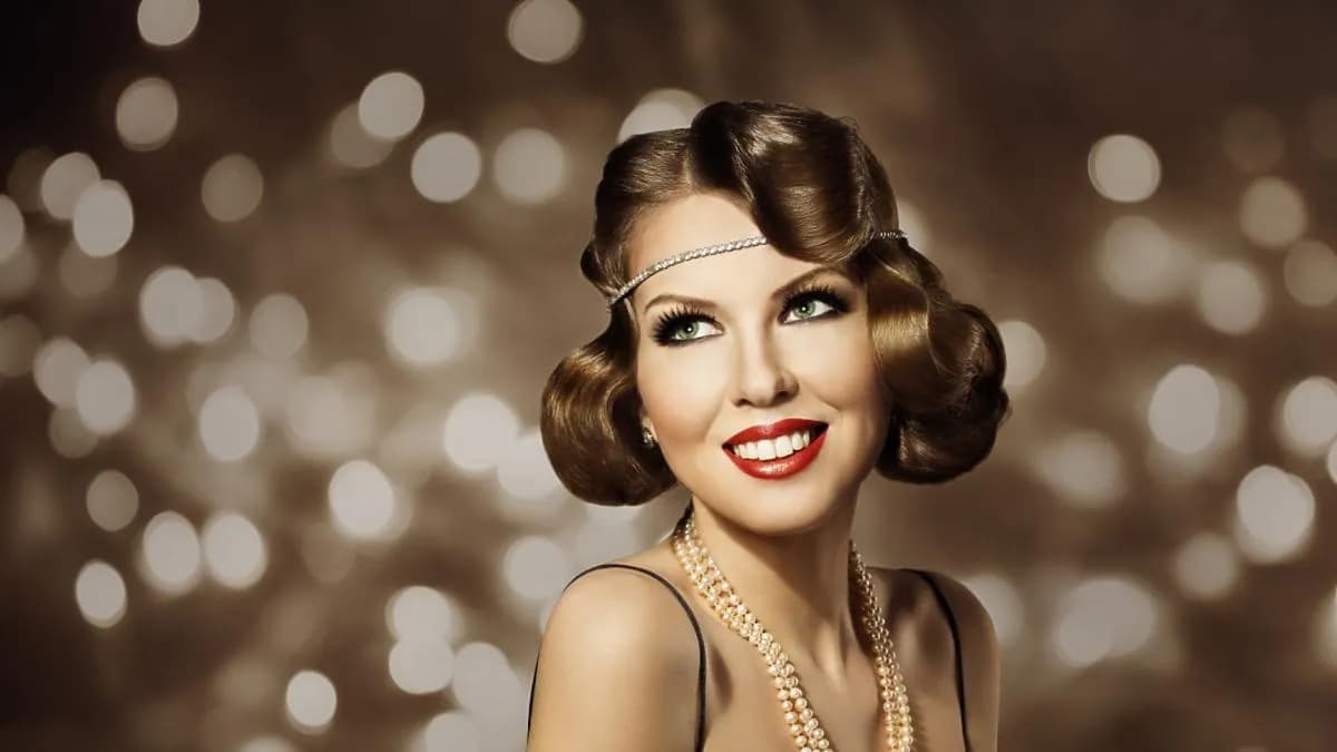 Fryzury retro z lat 20 - Odkryj elegancję i styl minionej epoki